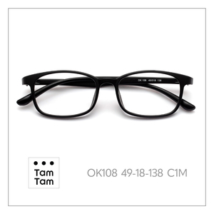 ทัมทัม OK108 กรอบแว่นตาทรงสี่เหลี่ยมเต็มขอบ 49-18-138 C4 สำหรับทุกเพศน้ำหนักเบาสำหรับผู้ใหญ่การแก้ไขการมองเห็น - Product Image 2