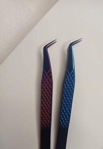 Vired Impex High Quality Eyelash Extension Tweezers Stainless Steel <b>Precision</b> <b>Tools</b> Set Anti-magnetic Acid-resistant Toothed - Product Image 5