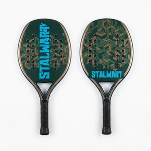 Raquette de pickleball Stalwart, allongée, sans bordure, noyau en nid d'abeille standard à 40 trous, poignée antidérapante, bleue, entraînement pour adultes, toutes saisons - Product Image 2