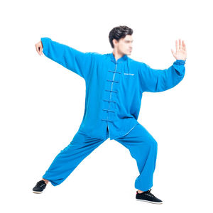 ชุดยูนิฟอร์มกังฟูผ้าสแปนเด็กซ์/คอตตอนคุณภาพสูงแบบสั่งทำพิเศษสำหรับผู้ใหญ่ 男女  แห้งเร็ว ระบายอากาศได้ดี ทนทาน ผ้าหนัก 220 กรัม - Product Image 5