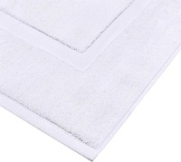 Tapis de bain antidérapant absorbant l'eau à motif personnalisé, lavable en machine, tapis tufté pour la douche