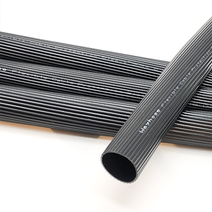 Manchon de protection pour câbles PVC Ascent India, 30 mm ID x 32,5 mm OD, noir, nervuré, flexible - Product Image 4