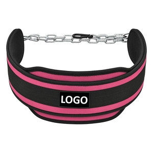 Heavy Duty Dip Belt With Chain For <b>Weighted</b> Dips Pull Ups Hip Squats Strength <b>Training</b> Weightlifting Bodybuilding Gym Belt - Product Image 6