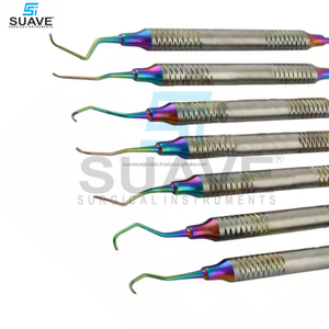 Dental Lab Equipment Dentist Plaque Remover <b>Tooth</b> <b>Cleaning</b> Kit Calculus Pick Reusable Stainless Steel Manual Composite <b>Tools</b> - Product Image 2