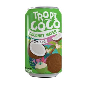 Mezcla de Pulpa de Agua de Coco con Sabor a Jugo de Frutas, 100% Fresco y Natural, Sin Azúcar Añadida, Certificado Halal, Alta Calidad, Lata de Aluminio de 330 ml, Gratis - Product Image 4