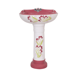 VENTE CHAUDE Lavabo moderne sur pied avec socle complet et lavabo à main - Product Image 1