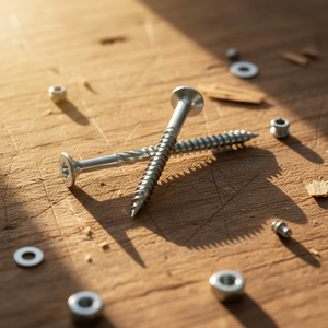 PDC Modelo 10, Grado Industrial, Clase 4.8 6.8, Acero al Carbono Métrico/Pulgadas, Vástago Anti-desgarro, Niquelado, Óxido Negro, Accionamiento Torx - Product Image 1