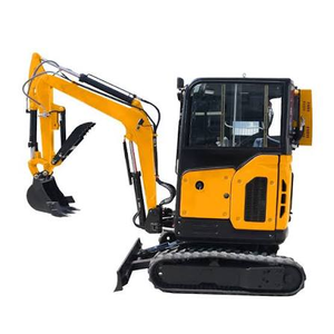 Mini-excavatrice hydraulique HT12 de 1,2 tonne, excavatrice sur chenilles compacte, petite machine de construction pour travaux d'excavation - Product Image 1