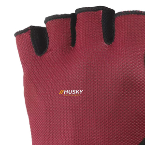 HUSKY SPORTSWEAR Customized Unisex Half Finger Weight Lifting Cycling Shockproof Breathable Microfiber Padded Fingerless Gloves - Product Image 6