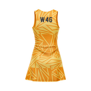 Falda de Tenis Personalizada para Mujer, con Logotipo Frontal Impreso por Transferencia Térmica, de Poliéster/Spandex/Nailon, Secado Rápido, Transpirable, Uniforme para Yoga y Fitness - Product Image 2