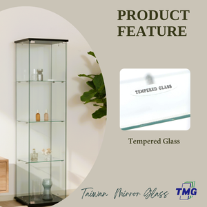 ตู้โชว์รถของเล่นกระจกนิรภัย TMG-G130 สไตล์โมเดิร์น สำหรับห้องรับประทานอาหาร ห้องนั่งเล่น บาร์ในบ้าน และทางเข้าบ้าน เฟอร์นิเจอร์ตกแต่งบ้าน - Product Image 2