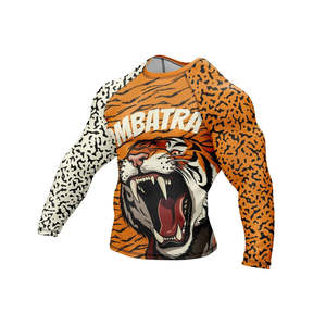 เสื้อรัดกล้ามเนื้อแขนสั้นสำหรับฝึกซ้อมบราซิลเลียนยิวยิตสู แบรนด์ Kingz สีดำ สำหรับผู้ชายและผู้หญิง ระดับมืออาชีพ - Product Image 3