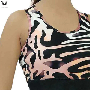 Soutien-gorge de sport personnalisé par sublimation, dernière tendance, soutien-gorge de sport respirant et solide, soutien-gorge de sport pour la salle de sport, best-seller - Product Image 6