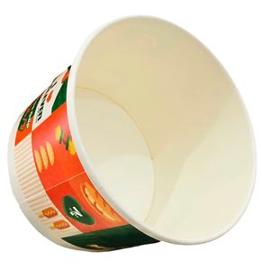 Ebelee Bol à salade en carton ondulé biodégradable écologique personnalisé de qualité alimentaire avec couvercle pour récipient alimentaire - Product Image 3