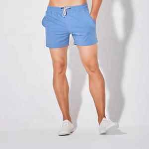 Shorts de course décontractés pour hommes 100 % polyester, séchage rapide, tissu tissé, taille élastique, couleur unie, faible MOQ - Product Image 6