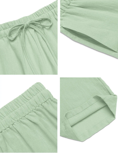 100% Cotton Baggy <b>Work</b> <b>Trousers</b> Wide Leg Men's Pants Zipper Fly Multi Pocket <b>Elasticated</b> Waist Boys Black <b>Work</b> Mens Blue Sweat - Product Image 5