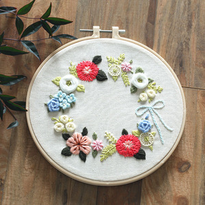 Flower Bunny Unicorn Cross Stitch Kits DIY Embroidery Needlepoint Kits for Adults Stamped Textile & Fabric Crafts for Home Decor