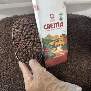 เมล็ดกาแฟเอสเพรสโซเบลนด์ OEM บรรจุถุง 1 กก. อาราบิก้า 30% โรบัสต้า 70% คั่วกลาง-เข้ม สำหรับการสกัดที่สมบูรณ์แบบ ให้ครีมาแท้ - Product Image 1