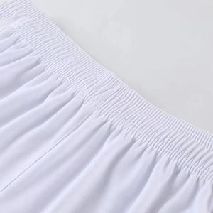 Conjunto de Uniforme de Fútbol de Alta Calidad con Rayas Azules, Manga Corta, Cuello en V, Transpirable, de Poliéster, para Adultos - Product Image 4