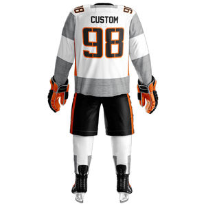 Ensemble d'uniformes de hockey sur glace personnalisés imprimés par sublimation – Maillot et pantalon respirants pour équipes professionnelles – Fourniture en gros OEM - Product Image 4