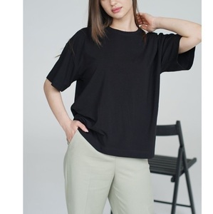 Gran oferta, camiseta con logotipo personalizable, camisas blancas informales de algodón 100% para mujeres y hombres de talla grande, directo del proveedor de Bangladesh - Product Image 2