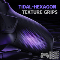 Kit de boutons arrière en caoutchouc noir Remap RISE4 Plus MAX pour manette PS5 BDM-030/040/050/060