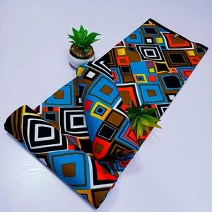 Tissu en coton 100% imprimé africain et Ankara de Sierra Leone, motifs vifs pour vêtements, artisanat et mode pagnes - Product Image 5