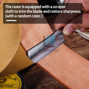 Best Selling Stainless Steel Wood Handle Reusable High Quality <b>Straight</b> Shaving <b>Razors</b> - Product Image 6