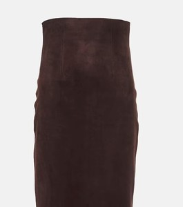 Jupe crayon en cuir pour femme, élégante, ajustée, idéale pour le bureau, service d'échantillons OEM/ODM disponible - Product Image 2