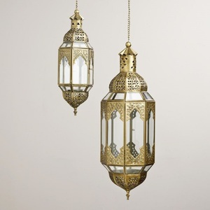 Hot Selling <b>Vanity</b> Design Iron Candle Lantern with Traditional Cut Design Tabletop Hanging Tea Light Holder for Home Decor - Product Image 5