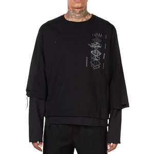 เสื้อยืดแขนยาวผู้ชายแบบหนาสองชั้น เสื้อยืดแขนยาวสองชั้นแบบสั่งทำได้ สไตล์ใหม่ เสื้อยืดแขนยาวสองชั้นสำหรับผู้ชาย - Product Image 4