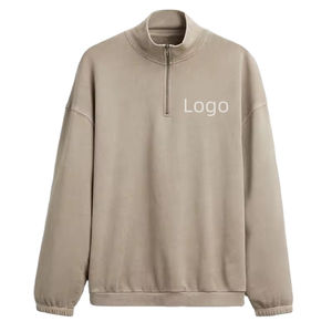 Sudadera de Invierno Personalizada para Hombre con Cuello Alto, Forro Polar Grueso 100% Algodón, Estilo Urbano Vintage con Impresión Digital Efecto Desgastado por el Sol - Product Image 4