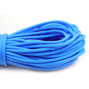 Light Blue 4mm Paracord Rope 550 Type Nylon Utility <b>Cord</b> for Camping, Survival, Craft and DIY Use - Product Image 2
