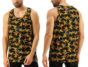 Camisetas de Tirantes Deportivas para Hombre, Tejido Sólido Transpirable, Impresión por Sublimación Completa, Logotipo Personalizado, Tallas Grandes, Secado Rápido, Servicio OEM - Product Image 4