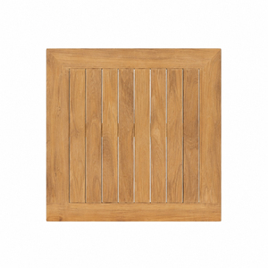 Bisoepo Slatted Outdoor <b>End</b> <b>Table</b> Rustic Solid Teak Durable Premium Quality Weather Resistant Patio Garden Hotel Resort - Product Image 3
