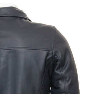 Veste en cuir véritable pour homme, best-seller, style streetwear, imperméable, coupe-vent, hiver, durable, légère, tendance, personnalisable - Product Image 6