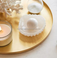 Plateau en laiton artisanal durable fait main, taille personnalisable, décoration moderne pour la maison, bijoux, maquillage, articles de toilette, vaisselle de cuisine