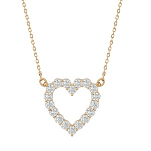 Pendentifs de luxe en diamant de laboratoire de forme ronde pour femmes, en or massif 14 carats, certifiés IGI, personnalisables OEM/ODM - Product Image 3