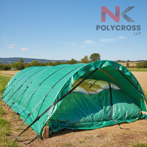 Bâche en plastique vert robuste pour la construction, l'agriculture, le jardinage, les applications extérieures et la protection des marchandises (vente en gros) - Product Image 6