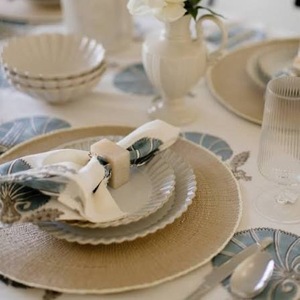 Anneaux de serviette ronds en résine écologiques personnalisés pour la fête des mères, Pâques, mariages, fêtes, restaurants, décoration de table ILAHI's - Product Image 2
