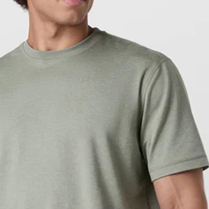 Camiseta de Cuello Redondo para Hombre, Manga Corta, Corte Regular, 100% Algodón Jersey, Informal, Básica para Uso Diario, Camiseta Básica de Verano - Product Image 6