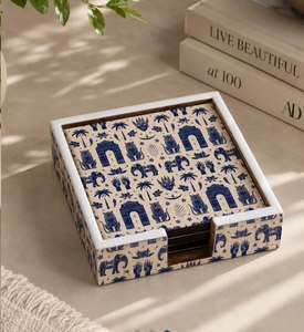Sous-verres en MDF tendance avec impression émaillée pour le petit-déjeuner, la vaisselle, les boissons, tapis antidérapants et sets de table - Product Image 2