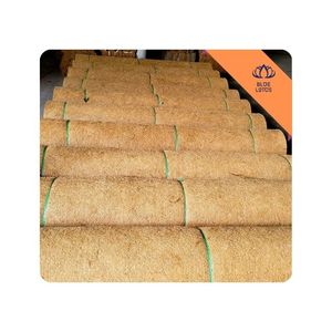 [HIGH QUALITY] BLUE LOTUS Handmade Coir Mat for Entryway Dust Collection Flooring Protection Eco-Friendly PET Friendly Non-Slip - Product Image 1