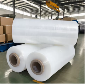 High Quality Transparent Plastic LLDPE <b>Stretch</b> Wrap Soft Food Grade Shrink Pallet Wrap for Juice Pallets - Product Image 2