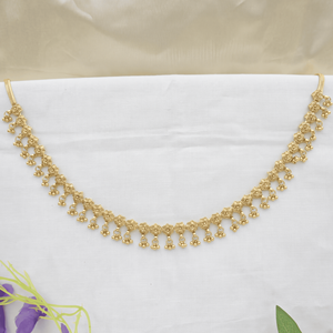 Cadena de Cintura Tradicional Dorada con Perlas y Flores para Mujer, Joyería Étnica para Saree Nupcial, Danza del Vientre y Fiestas - Product Image 4