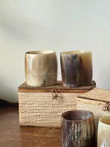 Anneau de serviette en corne de buffle et de vache fait main de qualité supérieure, décoration de table élégante pour la table à manger - Product Image 2