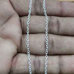 Collar de piedras preciosas de Calcedonia azul de Plata de Ley 925, cadena de bisel bohemio delicada hecha a mano, joyería de plata para niños de la Nueva Era - Product Image 3