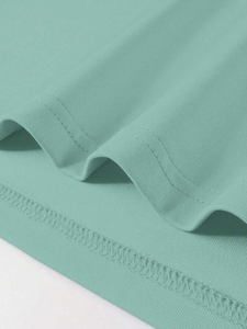 T-shirt décontracté à manches courtes pour homme, T-shirt vert d'été, formel, pour cérémonie - Product Image 6