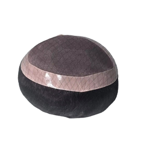 Taz Hair BD Indian Remy Hair Water Wave Kinky Straight <b>Wig</b> <b>for</b> <b>Men</b>-Monofilament Cap Waterproof Soft Lightweight Loose Deep Wave - Product Image 4