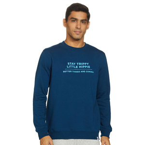 Sudadera cómoda de mezcla de algodón para la temporada de invierno, con tela suave y un ajuste relajado. - Product Image 1